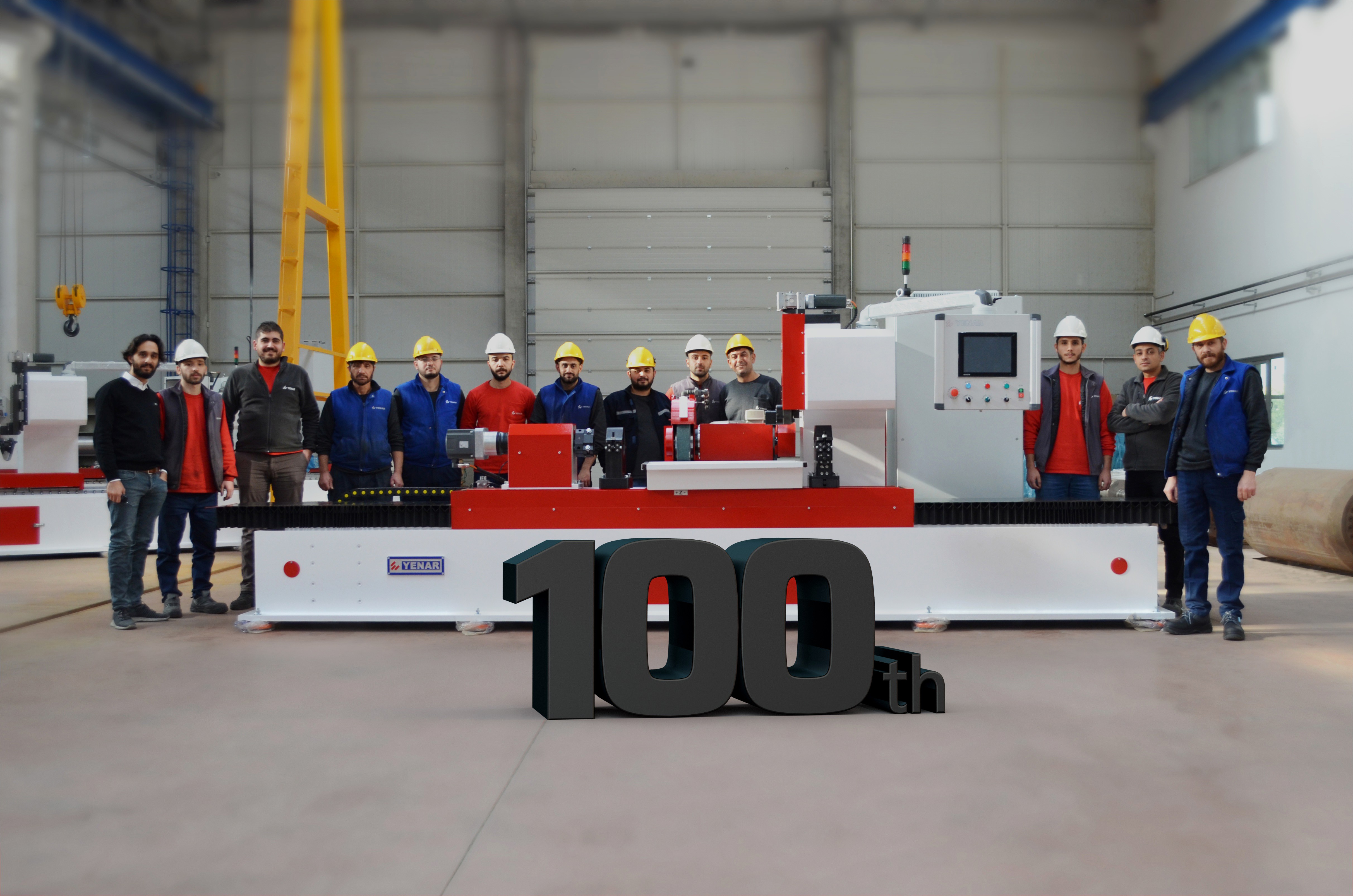 Yenar delivers its 100th Combined Fluting and Grinding Machine