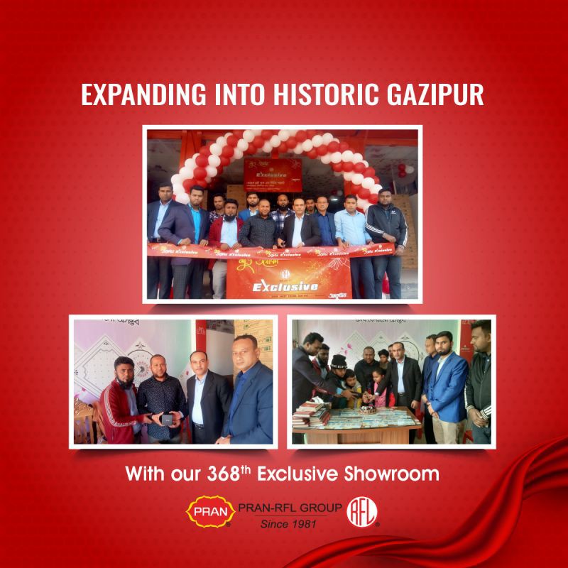 Caption News on the recently opened branch of PRAN-RFL Group