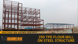 Caption news on KHANDELWAL GROUP's 250 TPD Flour Mill project