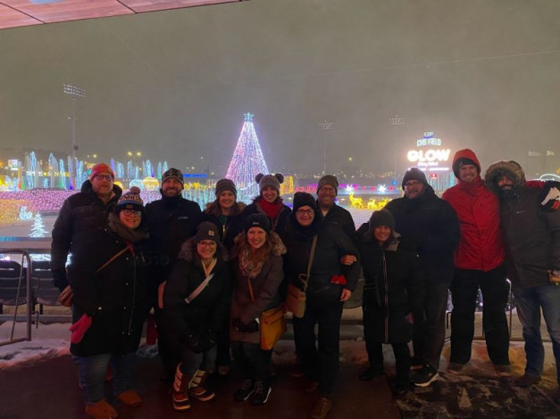 Caption News on a great holiday with GEAPS staff
