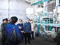 Modern machinery is improving rice seed planting in Laos