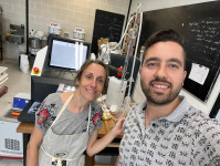 Caption News on the installation of laboratory equipment at a flour mill in Spain