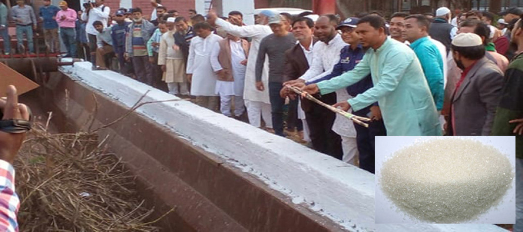 Sugarcane crushing begins in Rajshahi, Natore sugar mills