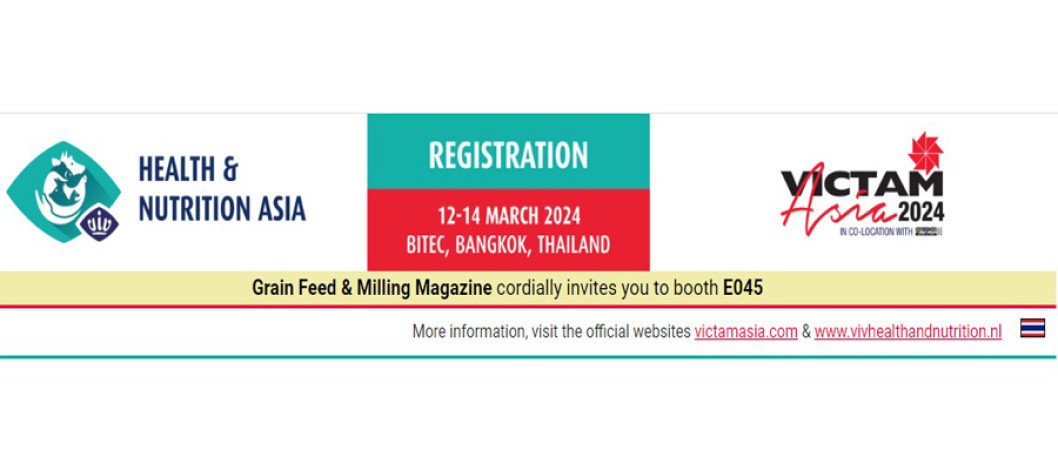 Welcome to the registration of VICTAM ASIA 2024 and Health & Nutrition Asia 2024, by VICTAM & VIV