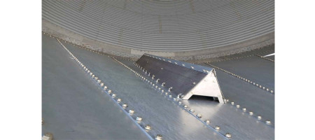 New ventilation system for hopper silos