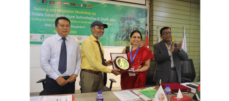 3-day training on climate-smart agriculture technologies begins in Gazipur