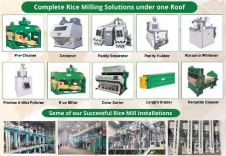Caption news on Complete Rice Milling machinery under one Roof!