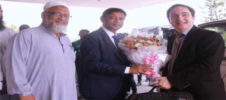 Ambassador of Argentina visiting Bangladesh Rice Research Institute