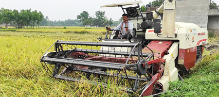Combined harvester machines are becoming popular day by day