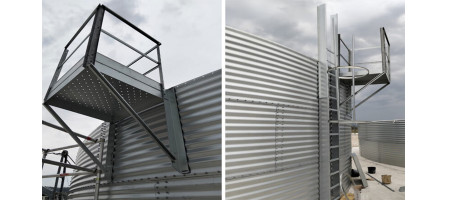 Installation of Sludge Tanks in Slovenia