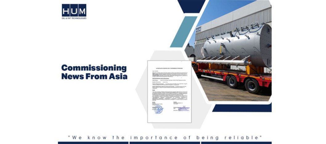 A project successfully completed by HUM Oil & Fat Technologies
