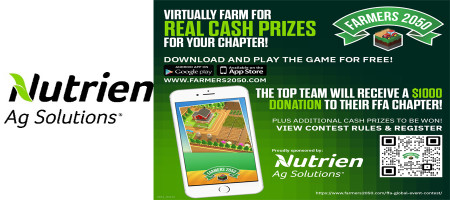 Nutrien’s ‘Farmers 2050 Contest’ Offers $1,000 Prize for FFA Chapters