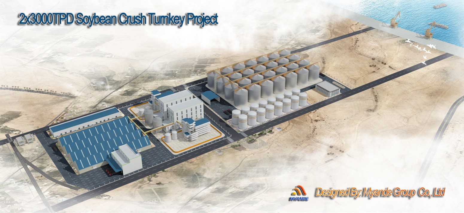 Myande Undertakes 6,000TPD Soybean Crushing Project