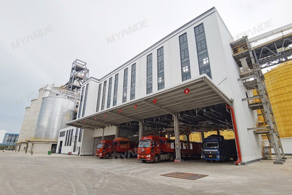 Bulk Grain Storage & Handling System and Protein Blending System Used in Ausca
