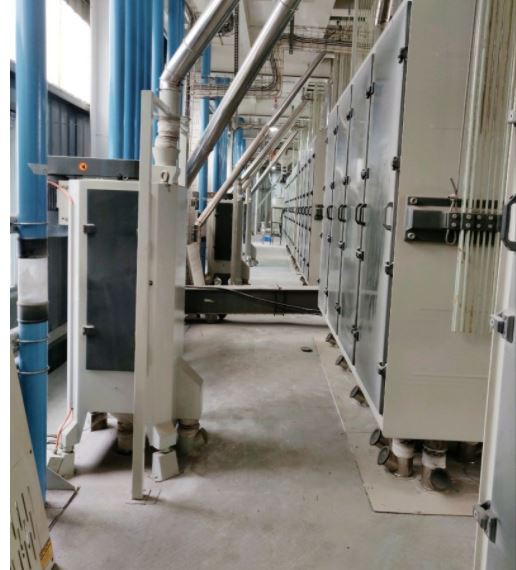 Caption news on new 600 MT flour Mill of T K Group of Industries