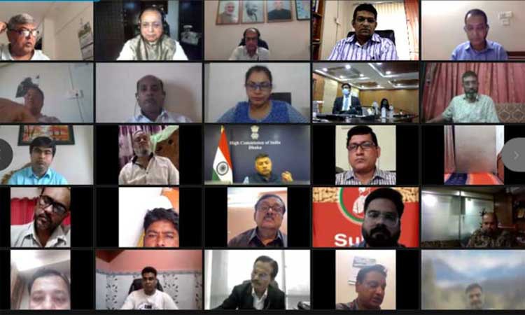 A virtual conference of APEDA, Bangladesh Fresh Fruit Importers Association and India-Bangladesh Chamber of Commerce and Industry was held
