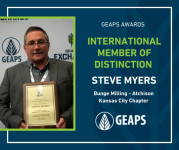 A highlight at GEAPSExchange in Kansas City was presenting 10 awards to industry colleagues