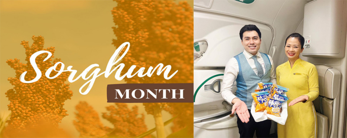 In the month of sorghum, Ka-Pop sorghum snacks in the promotion of sorghum in Vietnam