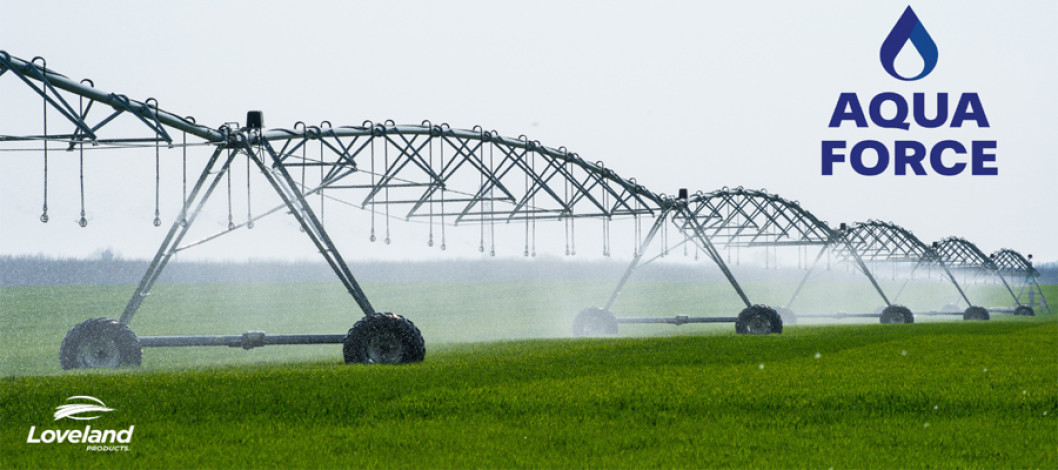 Loveland Products Introduces AQUA FORCE for Maximizing Soil Water Retention in Center Pivot Systems
