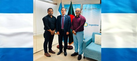 GFMM senior officials meet with Argentine Ambassador to Dhaka
